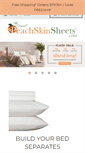 Mobile Screenshot of peachskinsheets.com